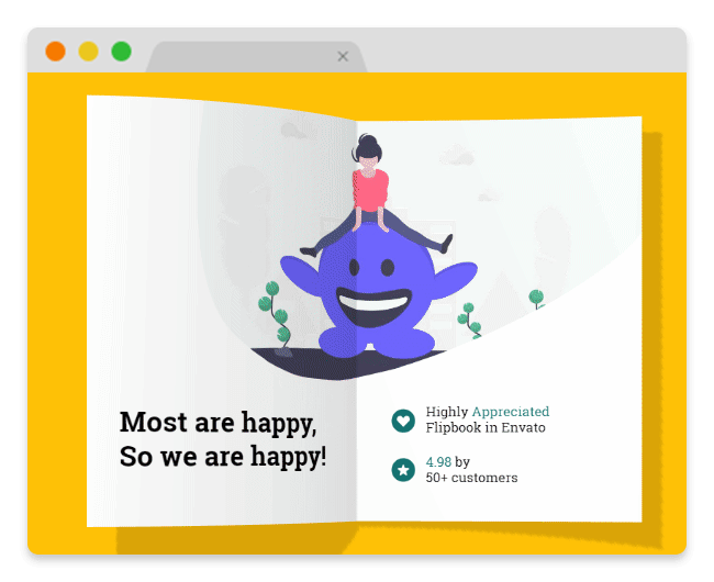 JavaScript Flipbook Popup Examples